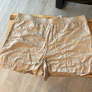 NWT Banana Republic shorts, size XXL, gold
